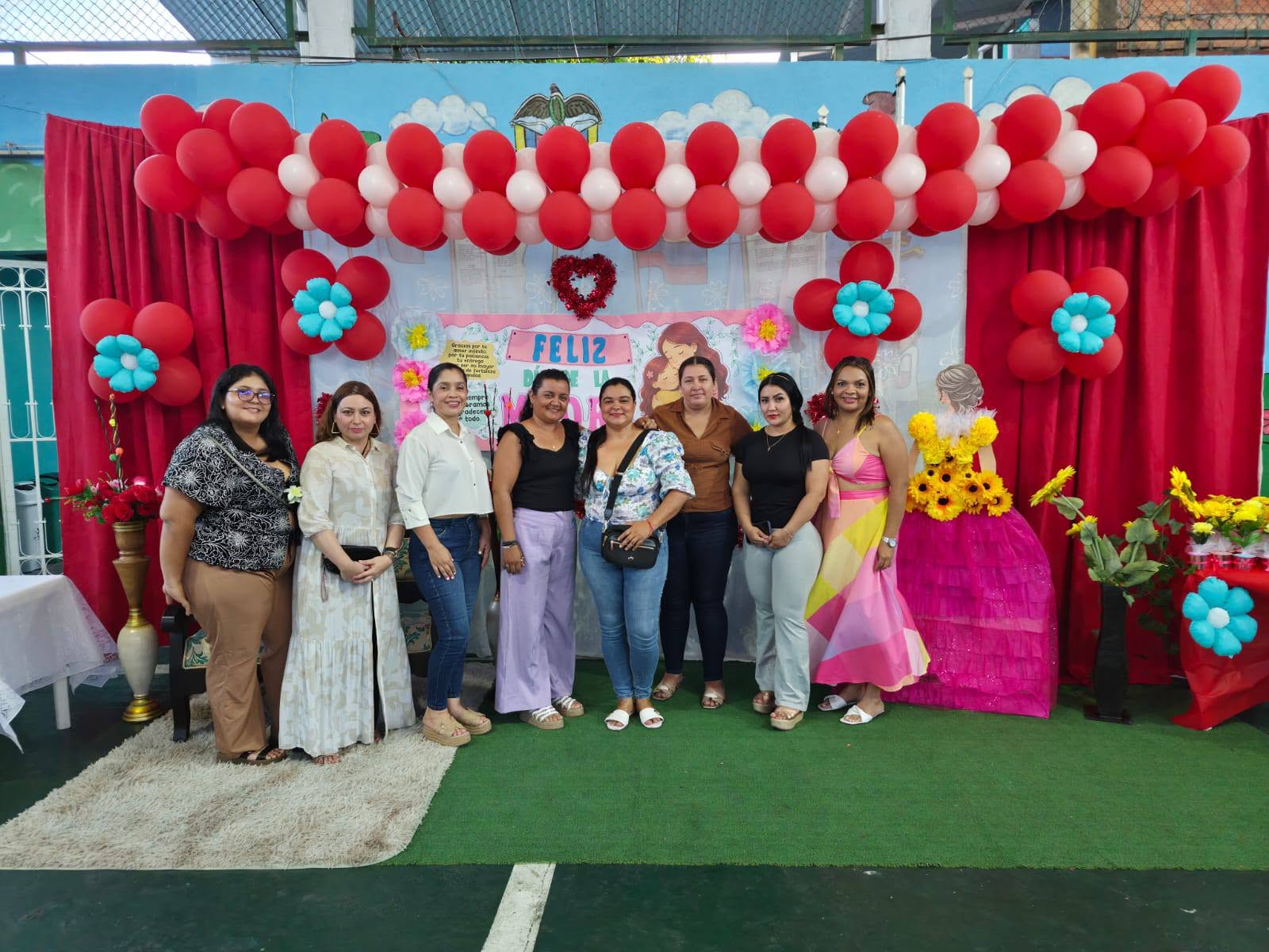 Community members supporting an organization event